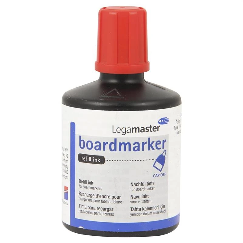 Legamaster Beyaz Tahta Mürekkebi 100 Ml. Lm-1199 Kırmızı