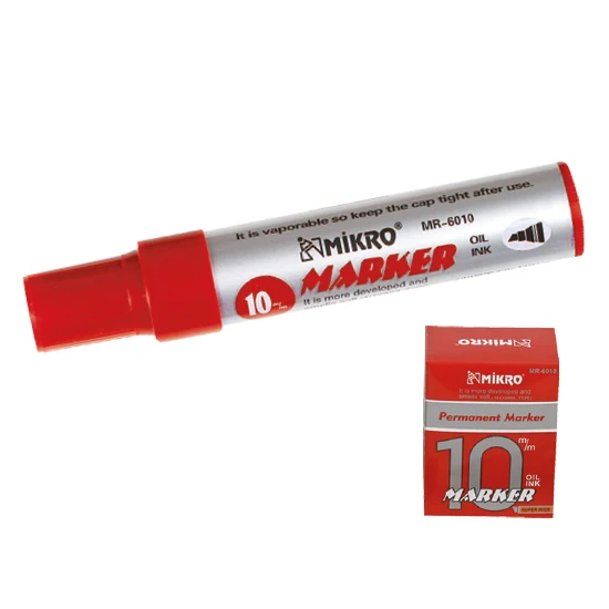 Mikro 6010 10Ml Jumbo Marker Kırmızı