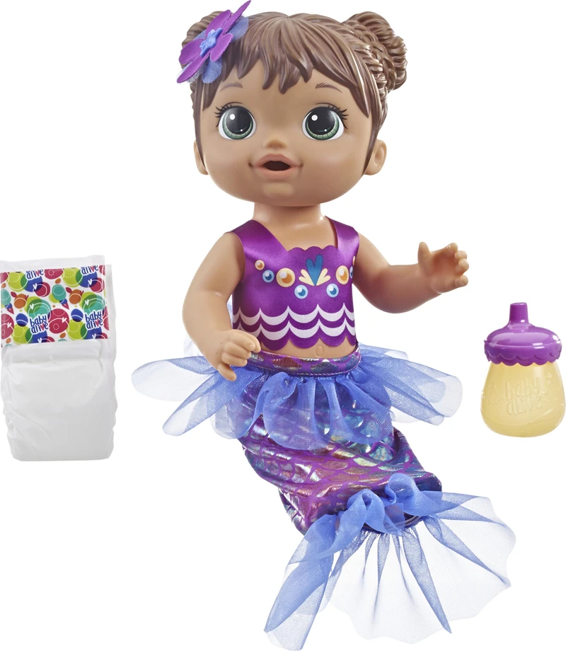 Hasbro E3691 Baby Alıve Deniz Kızı Bebeğim - Kumral*2