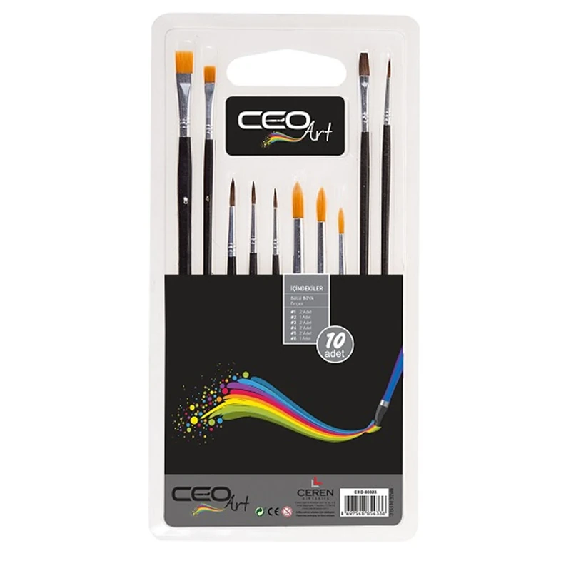 Ceo Art Fırça Seti 10'Lu (1576) Ceo00023
