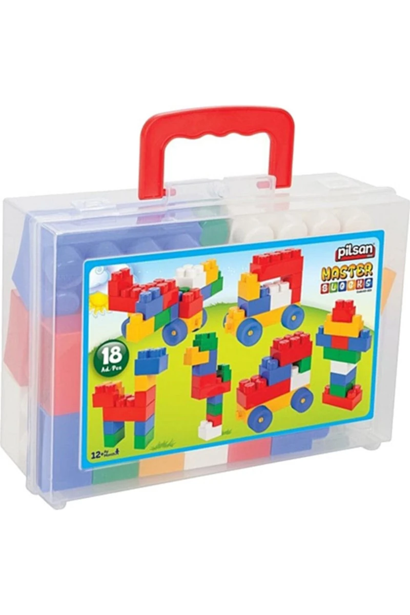 Pilsan Master Bloklar Çantalı 18 Parça