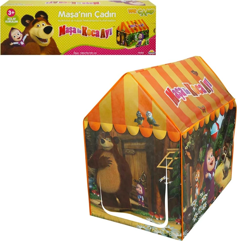 Sun-2170 Çadır Masha The Bear 100X70X100Cm.(Masha)