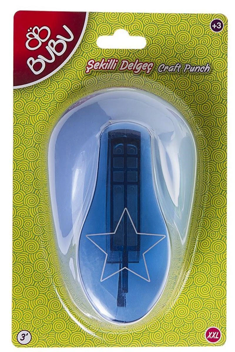 Bu-Bu Delgeç Şekilli Eva Ve Kağıt Yıldız 3 De0012