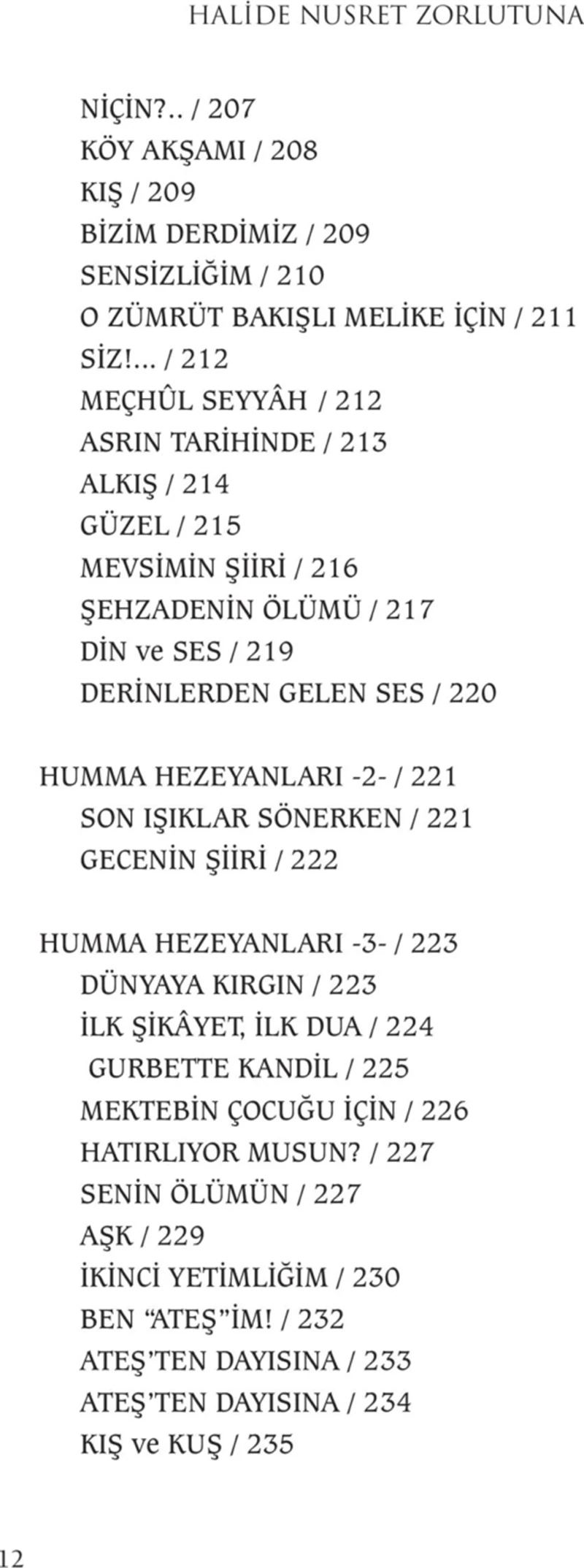 Bütün Şiirleri - Halide Nusret Zorlutuna