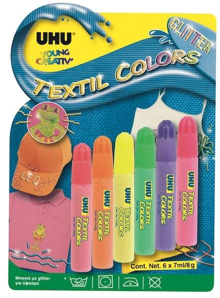 Uhu Kumas Süsleme Boyası Simli 6 Lı Uhu38990