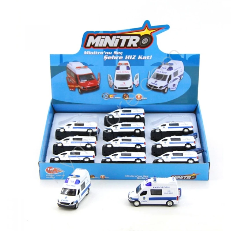 Birlik Fy5058B-12D Işıklı Metal Çekbırak Polis Oto