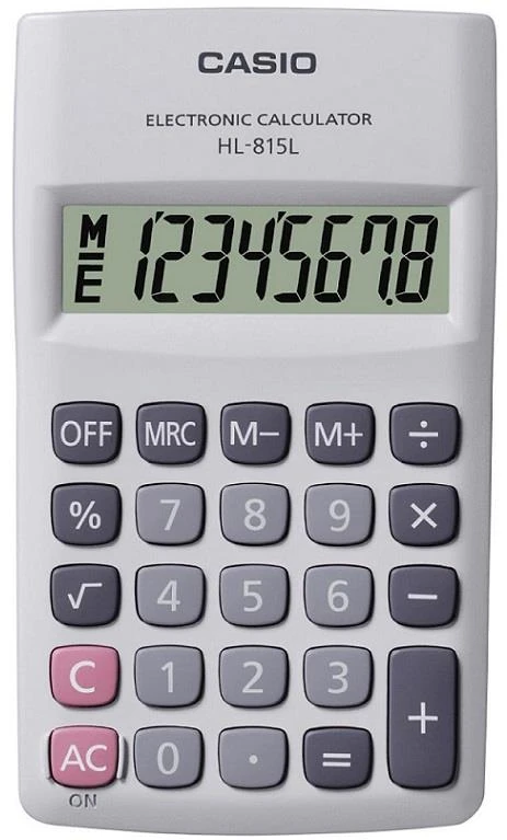 Casıo Hesap Makinesi Hl-815L-We-W-Dp