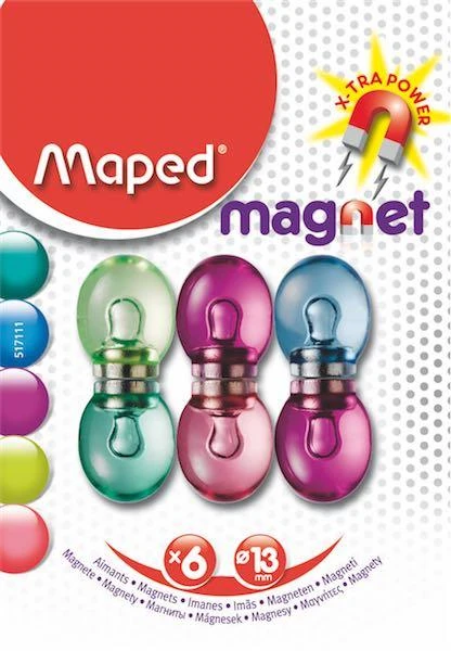 Maped 517111 Fancy Mıknatıs 6Lı
