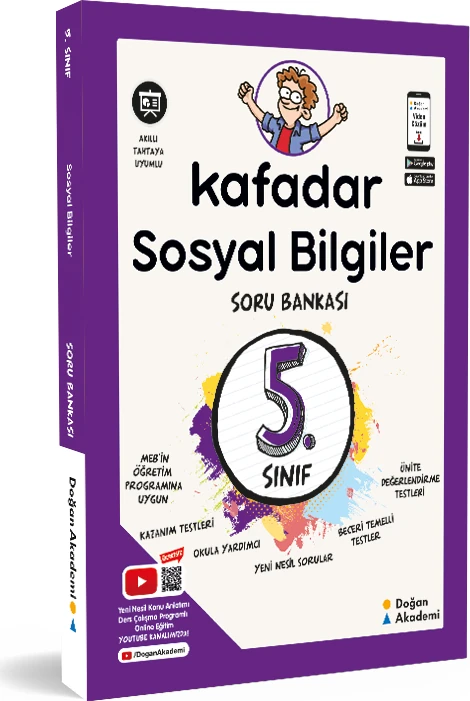 Doğan Akademi 5. Sınıf Kafadar Sosyal Bilgiler Soru Bankası - 2020