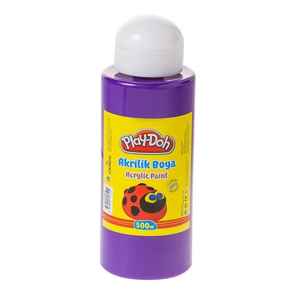 Play-Doh Akrilik Boya 500 ML Kahverengi PLAY-AK010