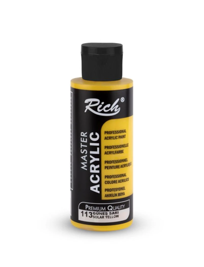 Master Akrilik 120 Cc Güneş Sarı Akr-120-113