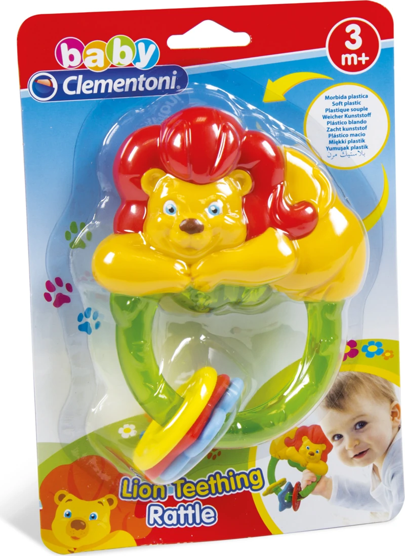 Baby Clementoni Diş Kaşıyıcı Aslan Çıngırak