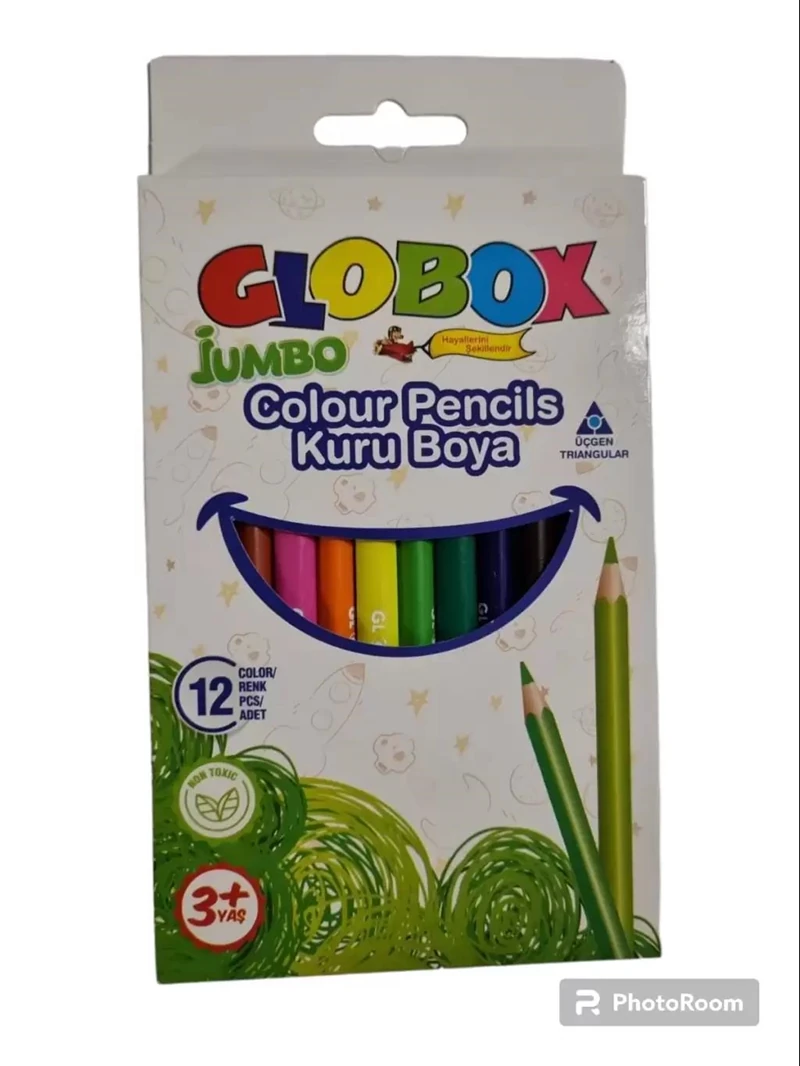 Globox Kuru Boya Jumbo 12 Li 1073