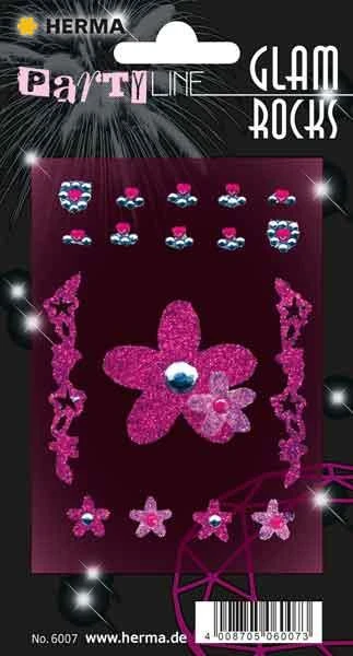 Herma Etiket Glamrocks Renkli Çiçekler 6009