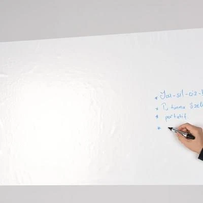 Panda Elektrostatik Kağıt Tahta 100X60 Sade Beyaz 2 Li Pan 740