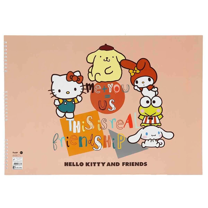 Hello Kitty And Friends Resim Defteri 35 x 50 cm 15 Yaprak 300315-13
