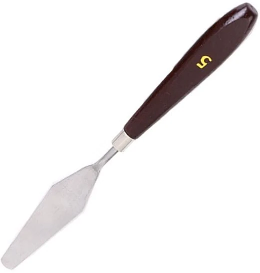 Ceoart Metal Spatula Tekli No:2 (Boyalı Ahşap Sap) Ceo-Sn0006
