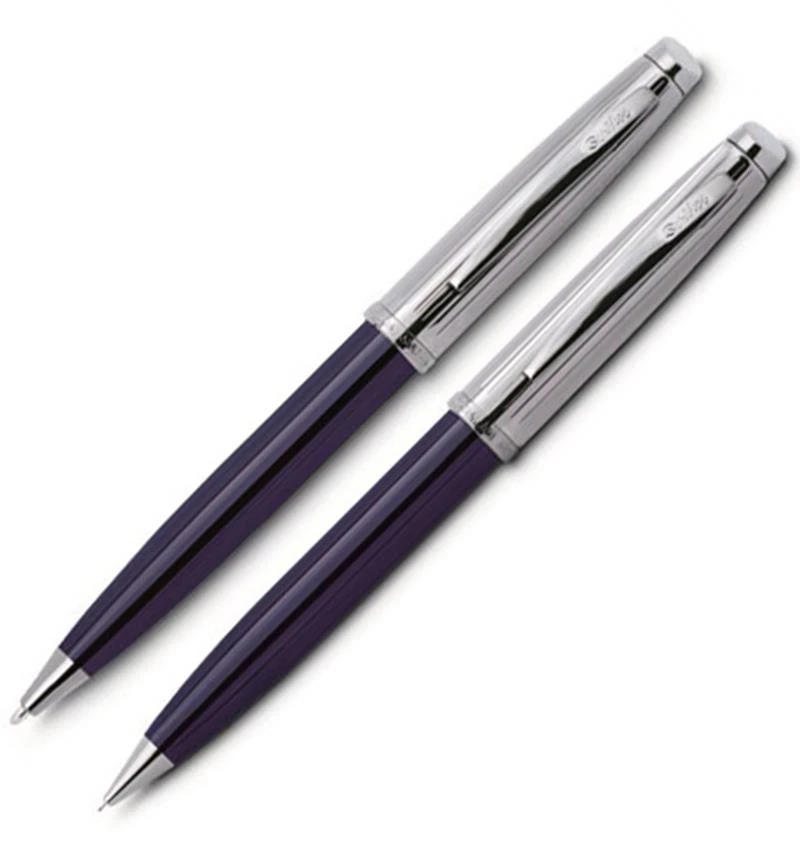 Scrıkss Tükenmez+Versatil 39 Lacivert Krom Takım