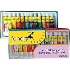 Fanart Academy Akrilik Boya Seti 12X12 Ml F-2000.S12