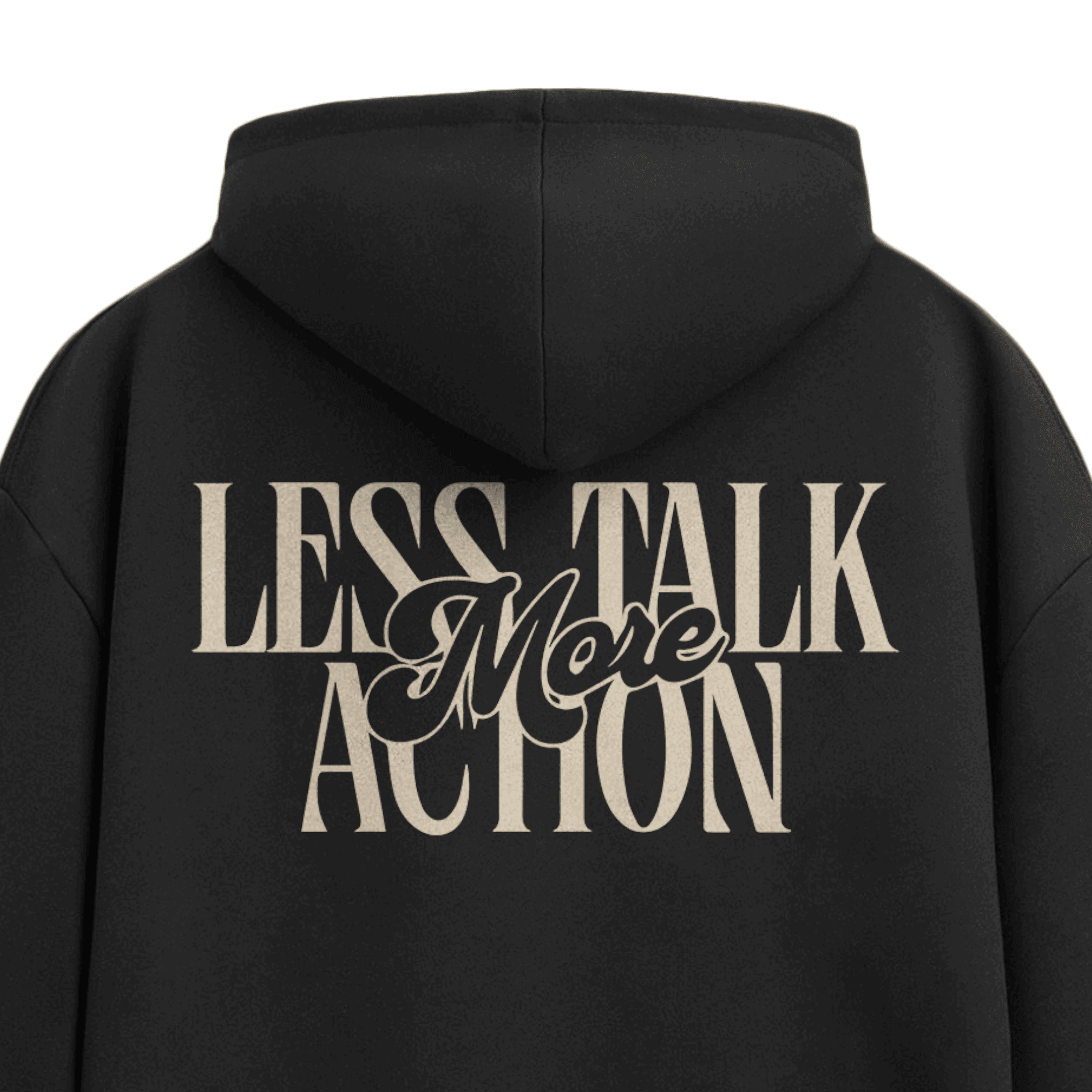 Less Talk Oversize Hoodie