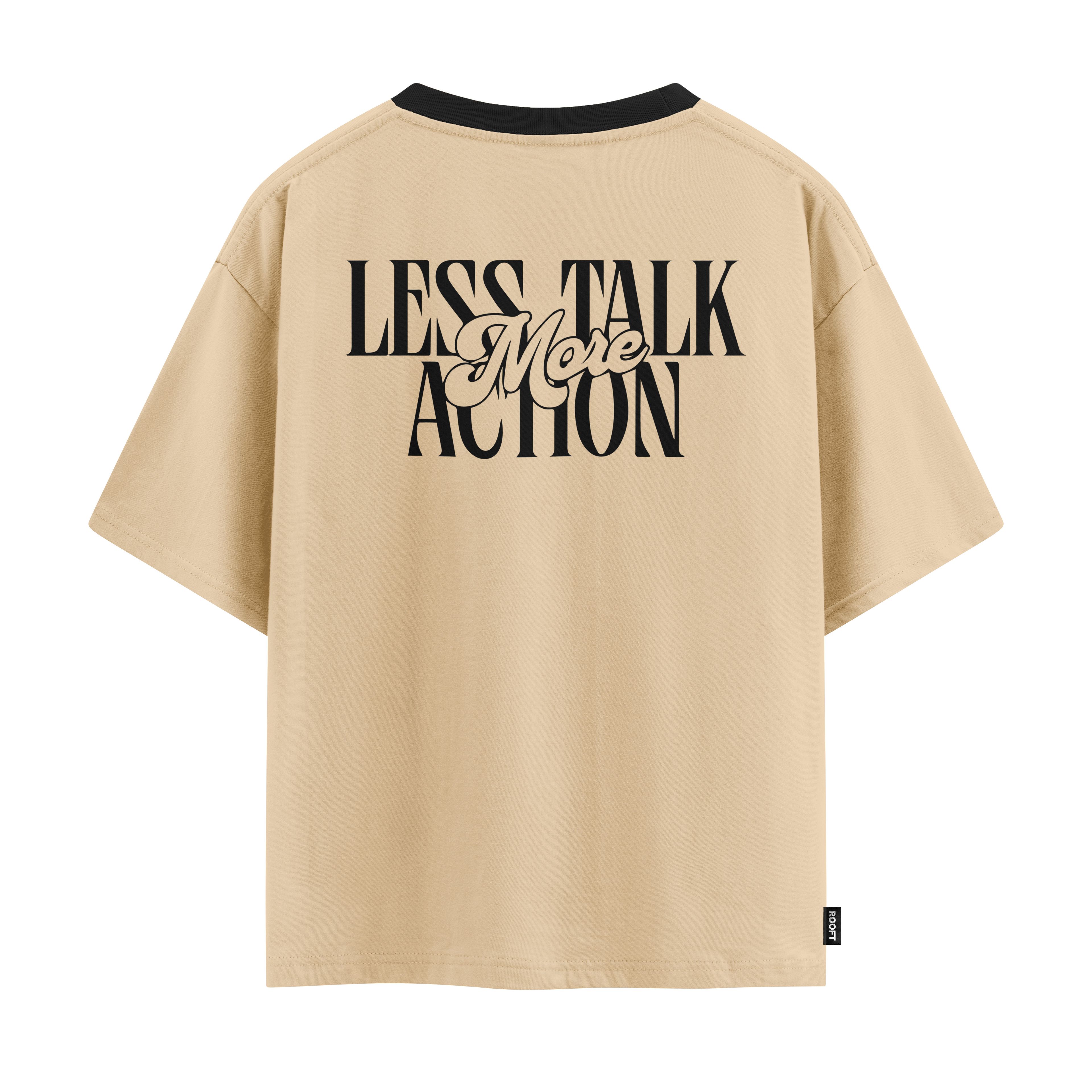 Less Talk Oversize Beige