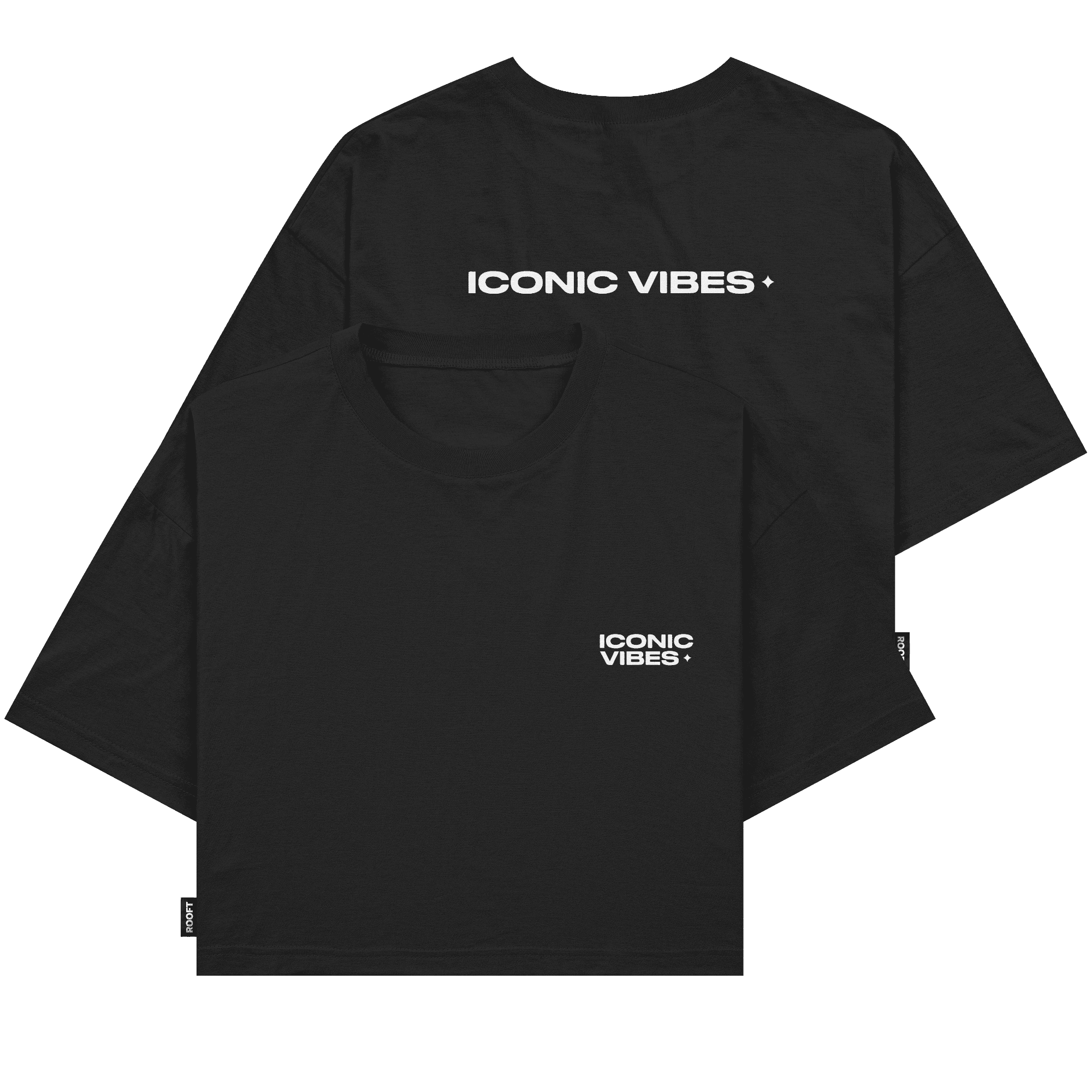 Iconic Vibes Oversize Crop-top