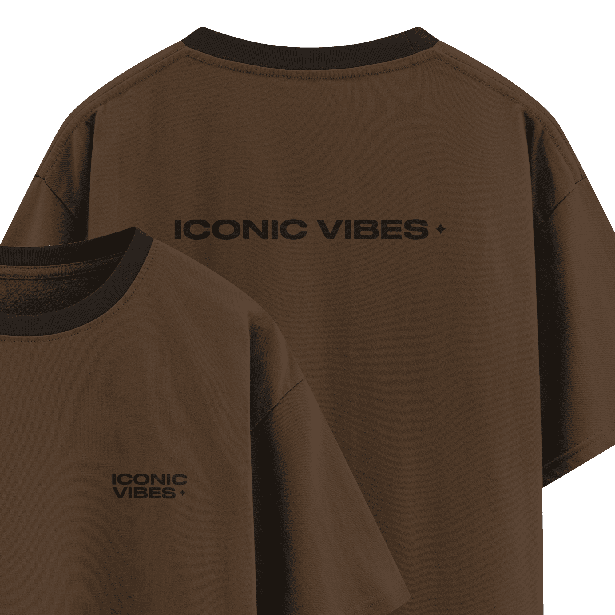 Iconic Vibes Oversize Brown