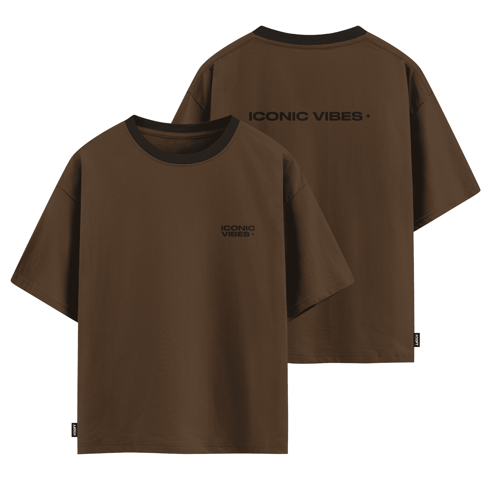 Iconic Vibes Oversize Brown