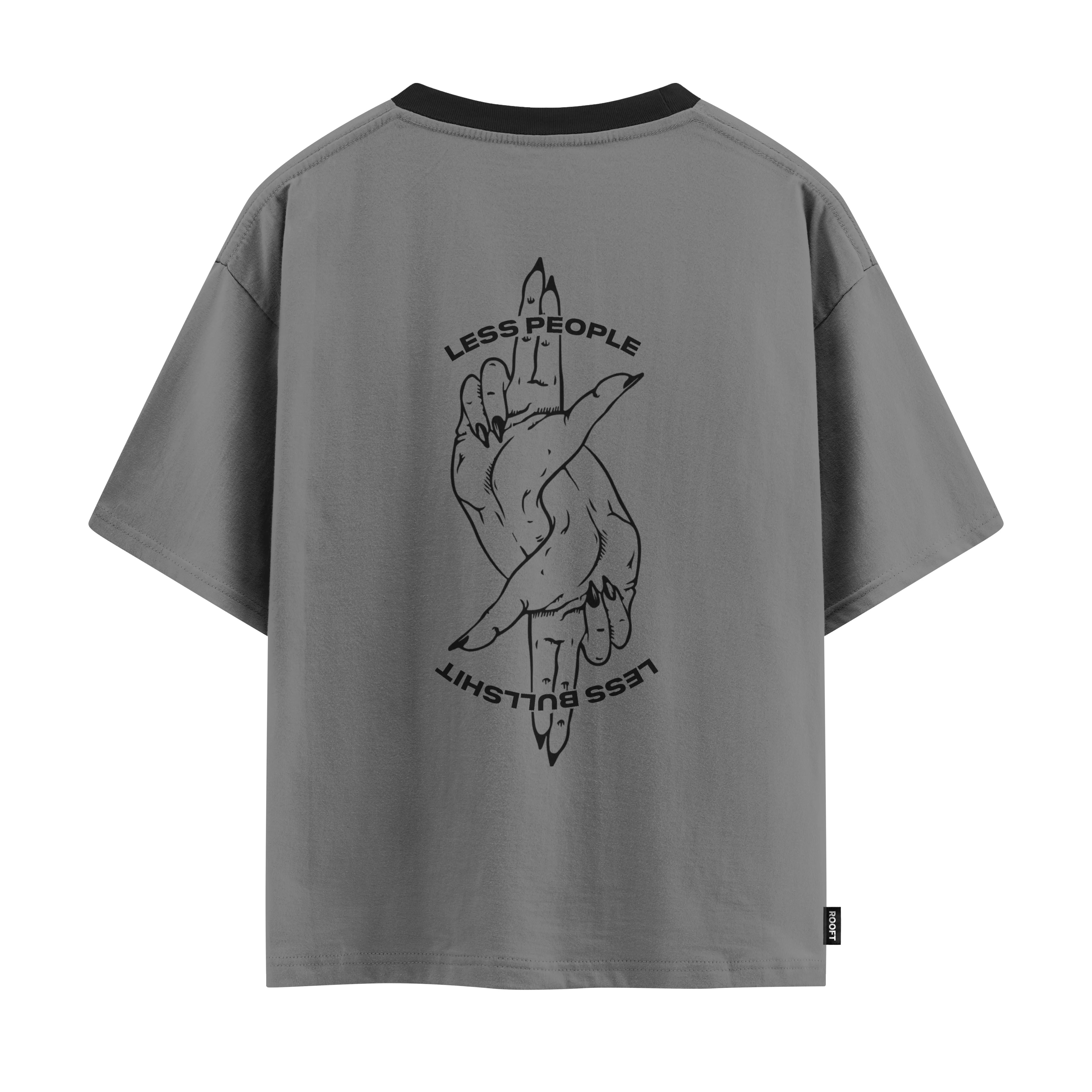 Less Talk Oversize Grey