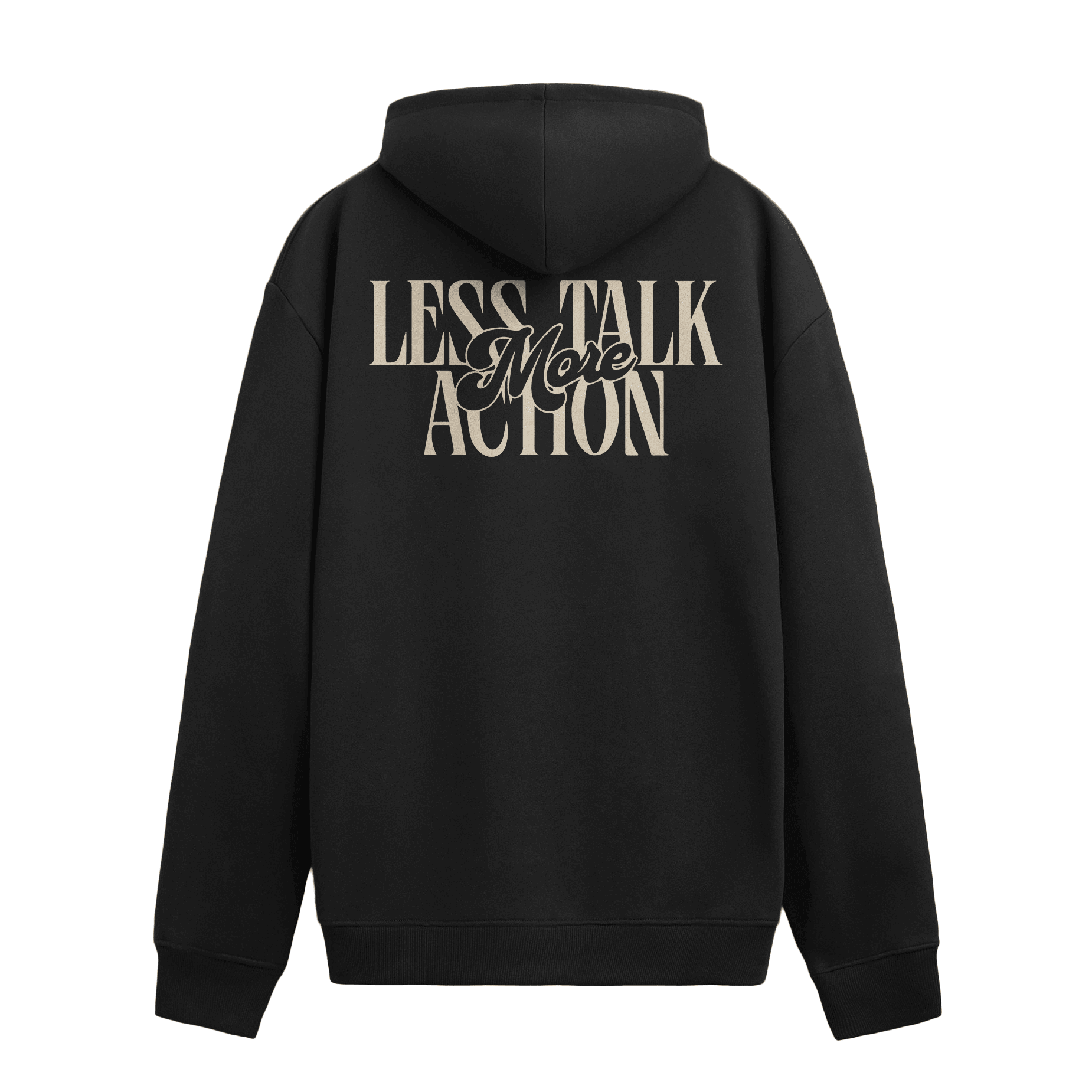 Less Talk Oversize Hoodie