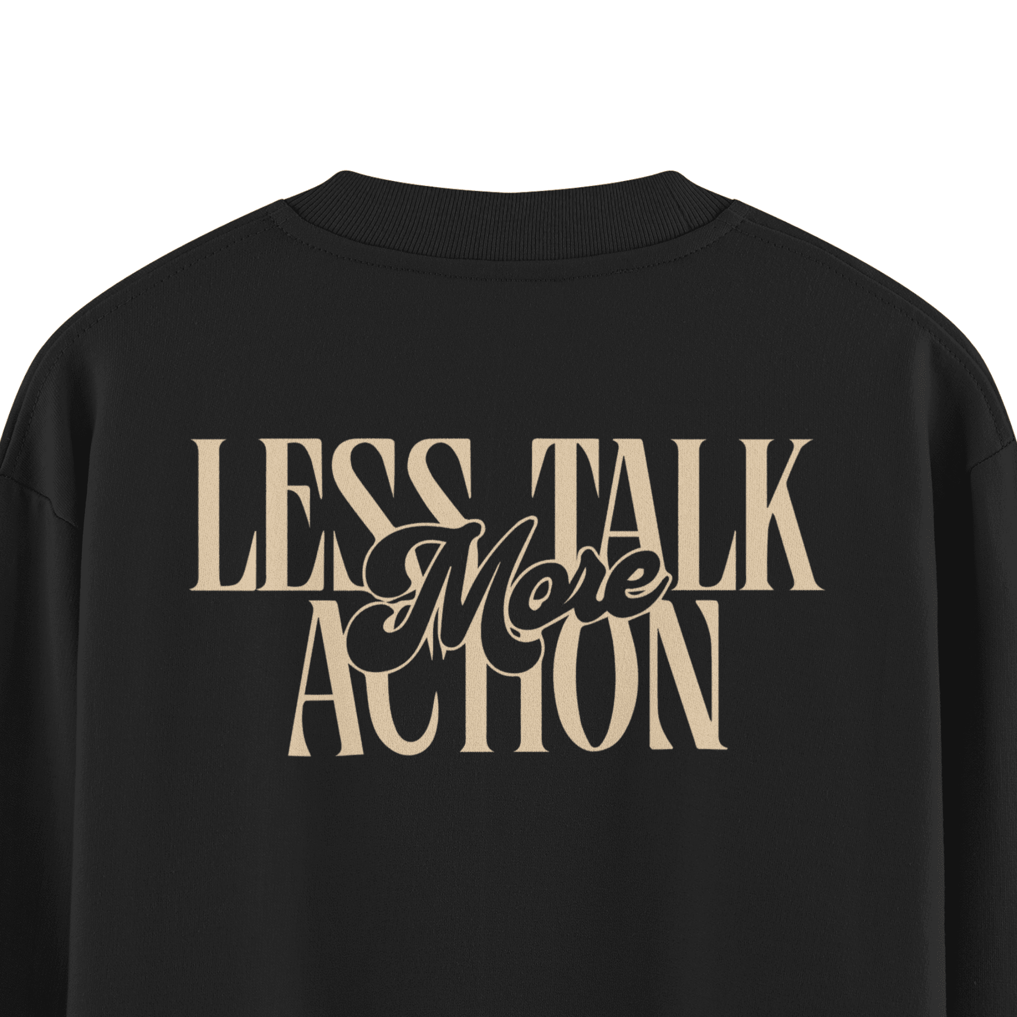 Less Talk Oversize Sweatshirt