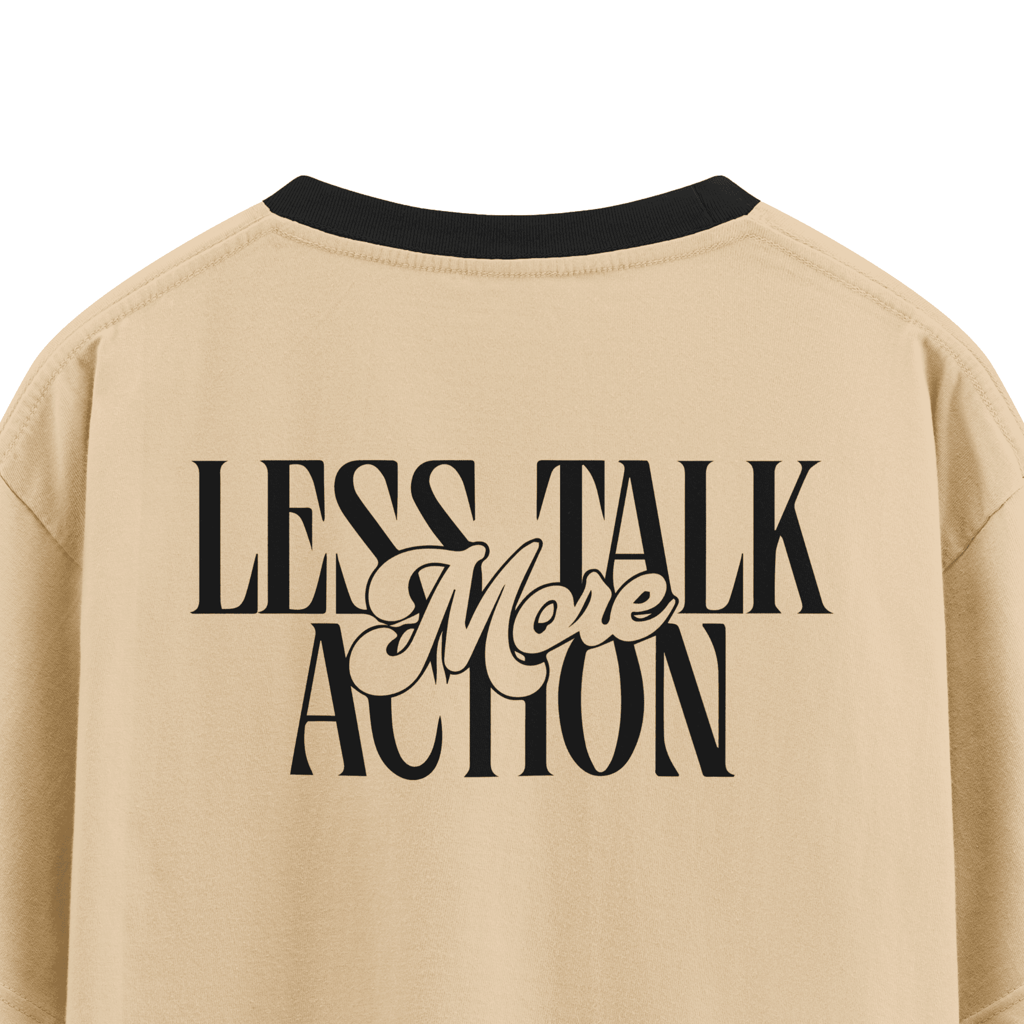 Less Talk Oversize Beige