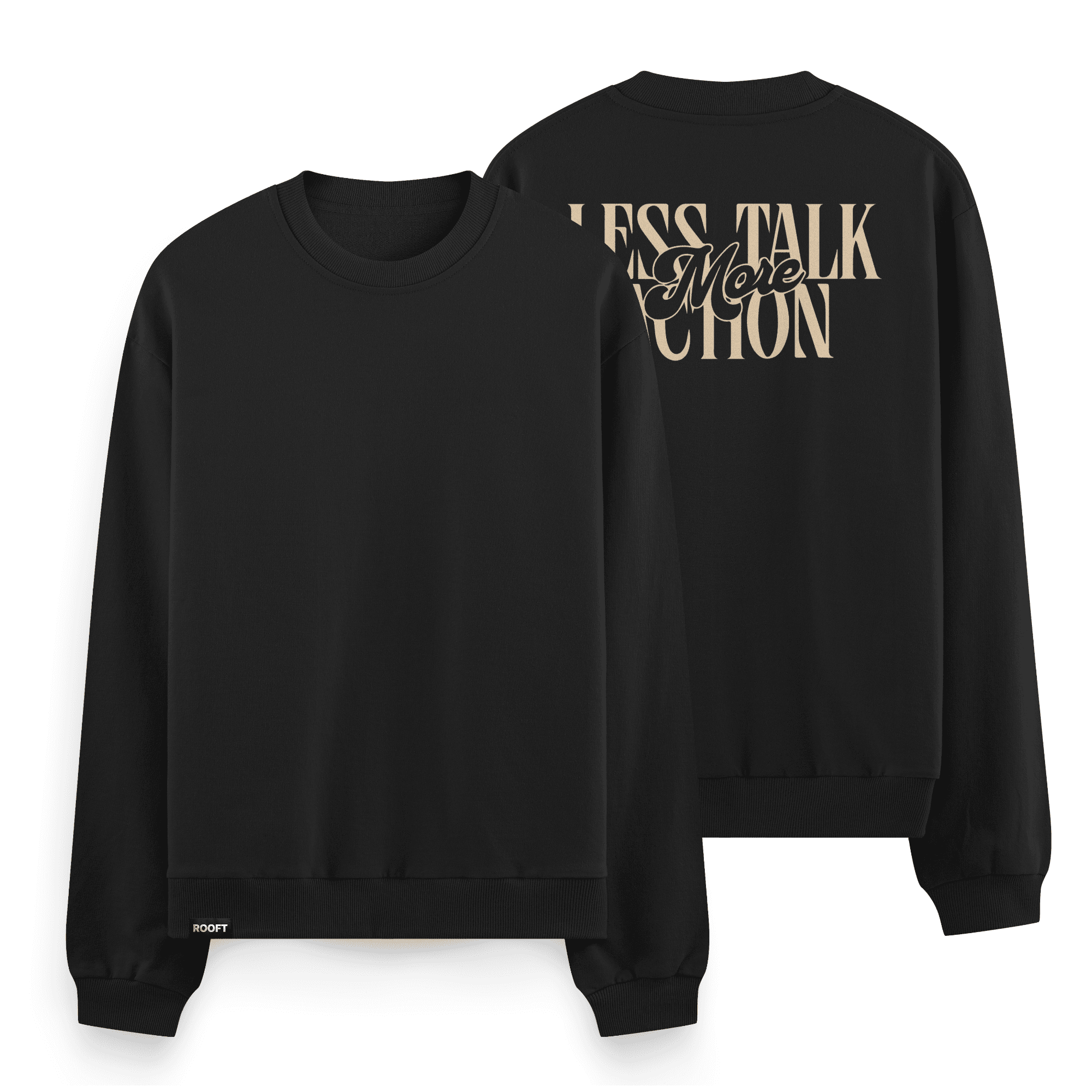 Less Talk Oversize Sweatshirt