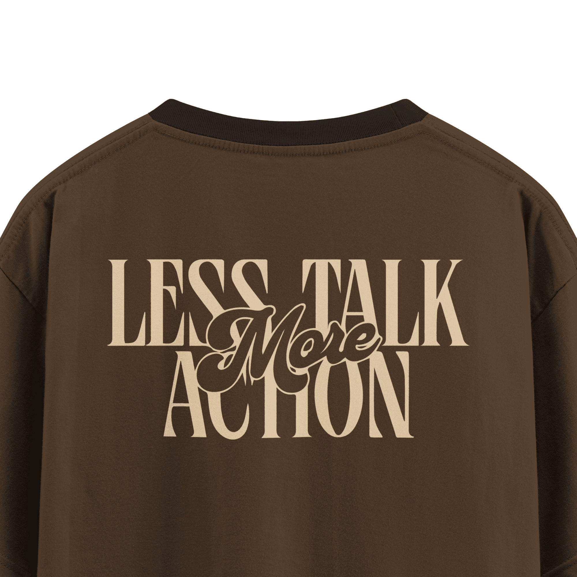 Less Talk Oversize Brown