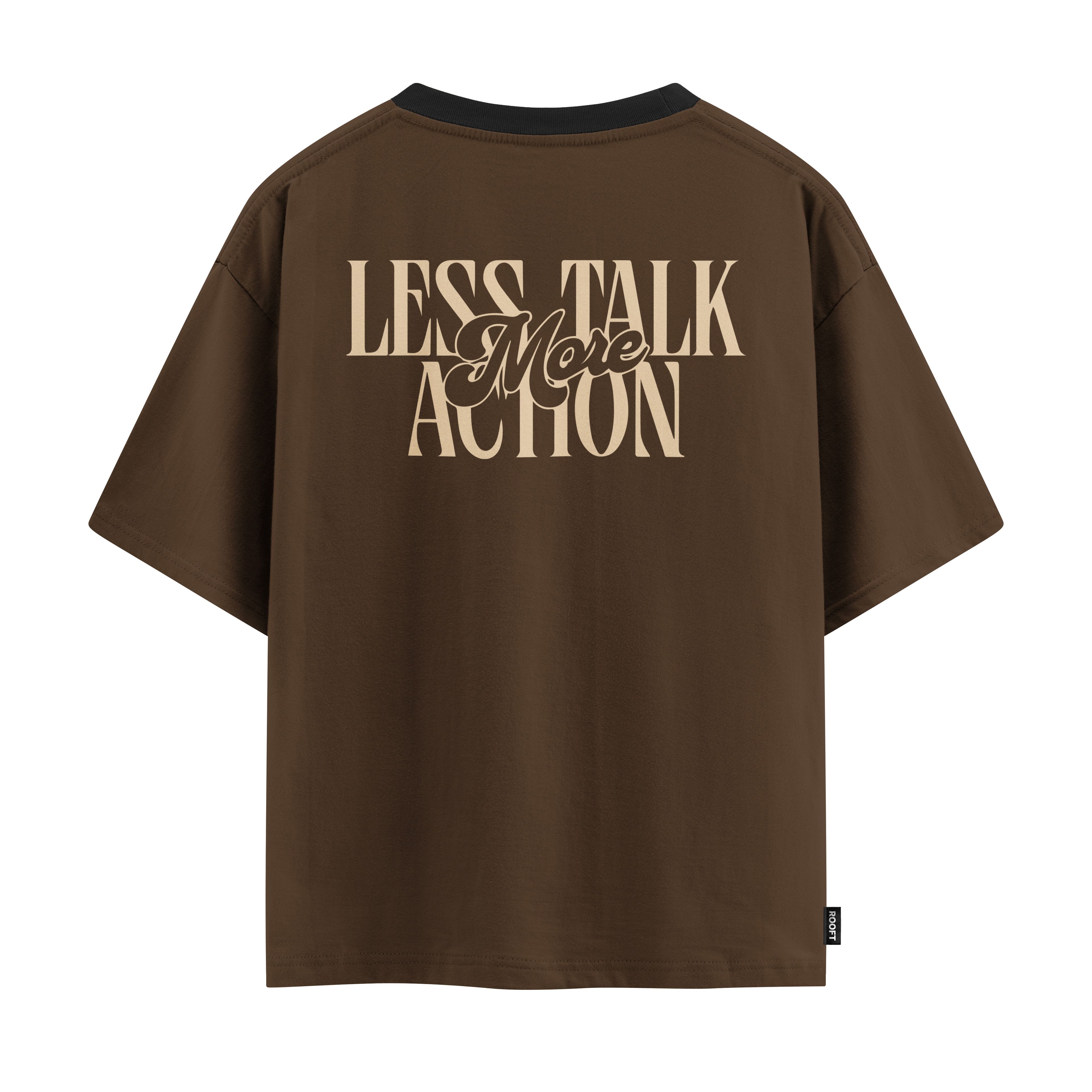 Less Talk Oversize Brown