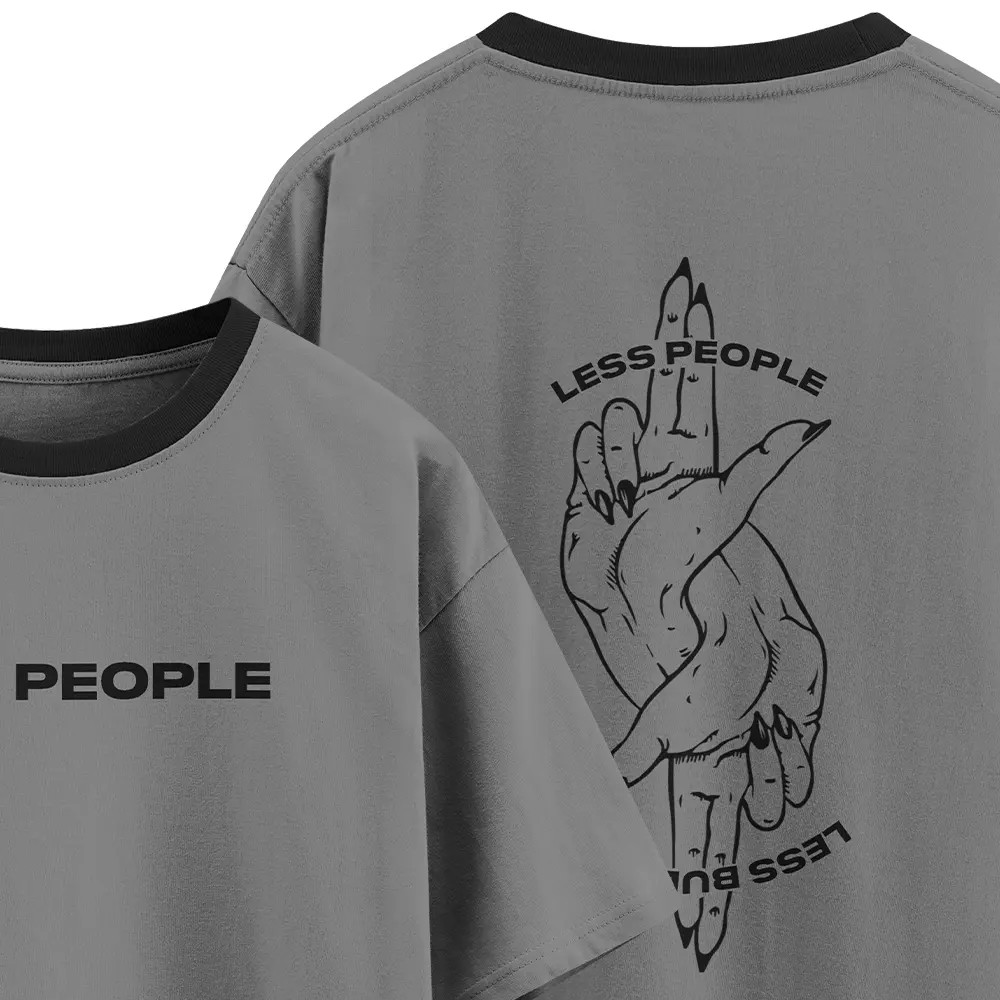 Less Talk Oversize Grey