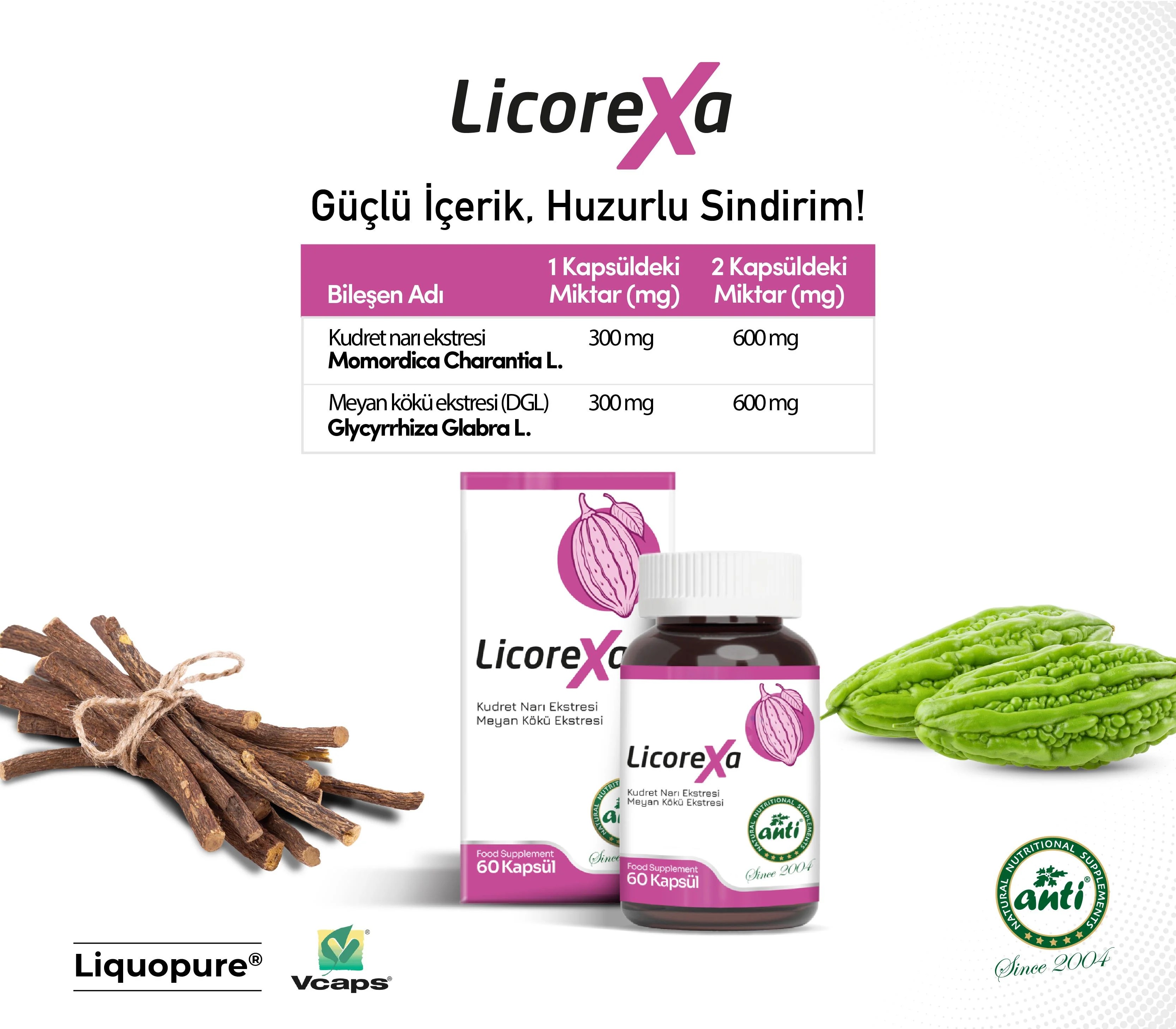 Licorexa 60 Kapsül