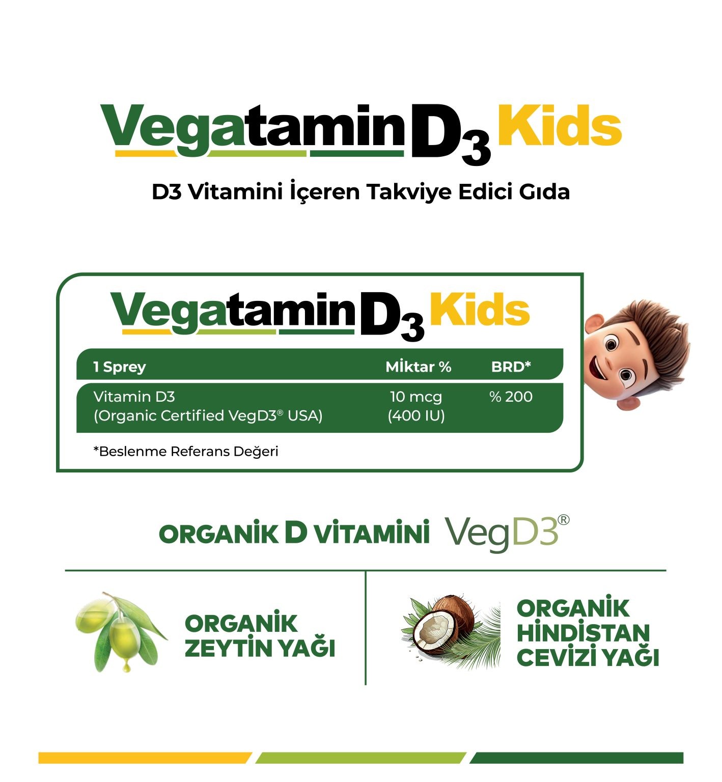 Vegatamin Kids D3 K2 Sprey