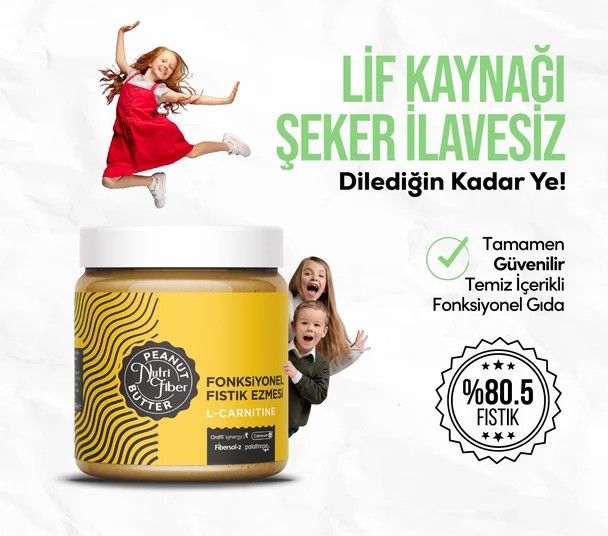 Nutrifiber Peanut Butter Fıstık Ezmesi