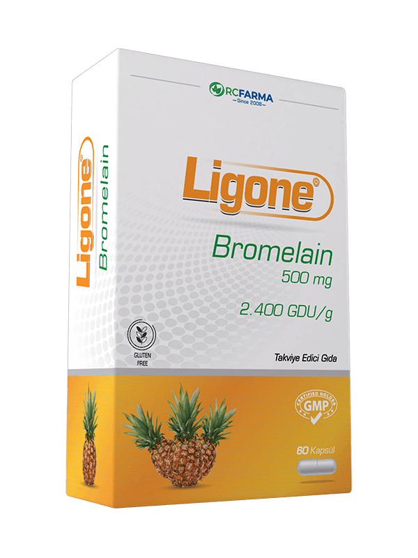 Li̇gone Bromelai̇n 500 Mg 60 Kapsül