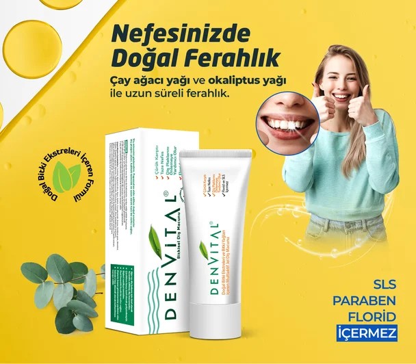  Denvi̇tal Bi̇tki̇sel Di̇ş Macunu