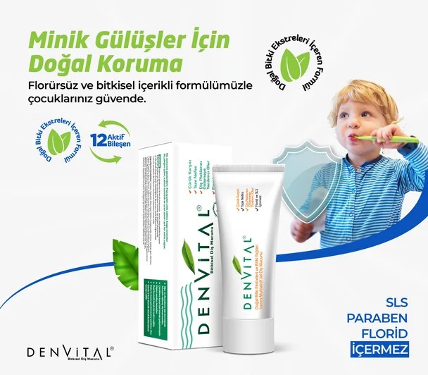  Denvi̇tal Bi̇tki̇sel Di̇ş Macunu
