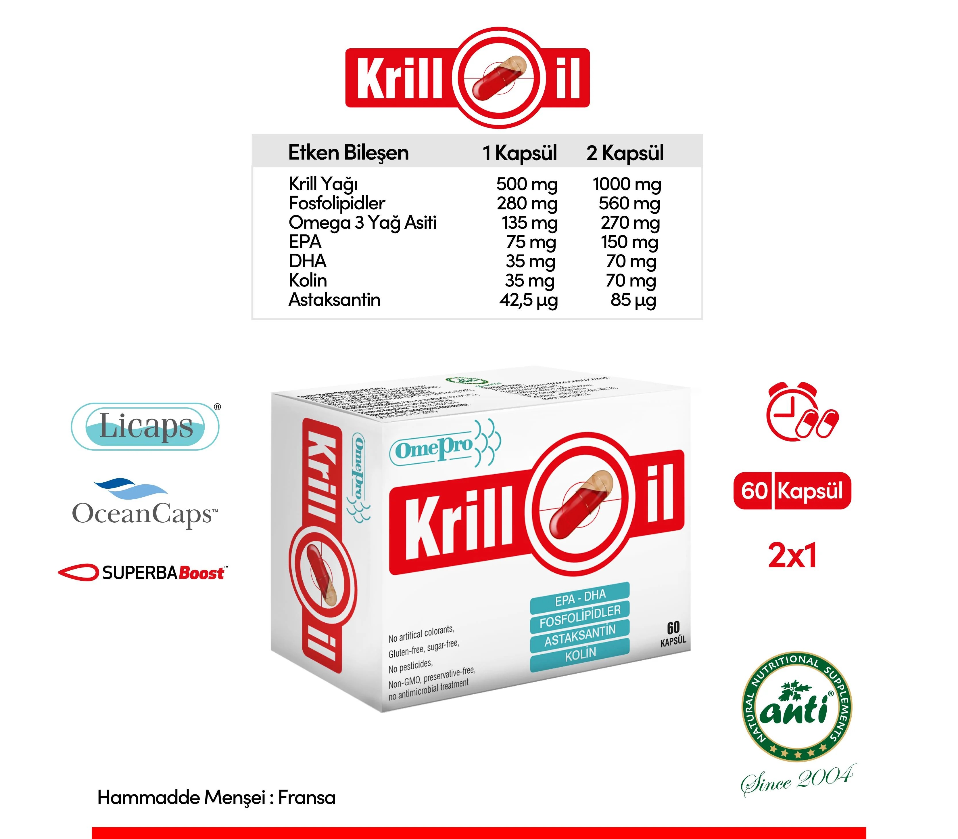 Krill Oil 60 Kapsül