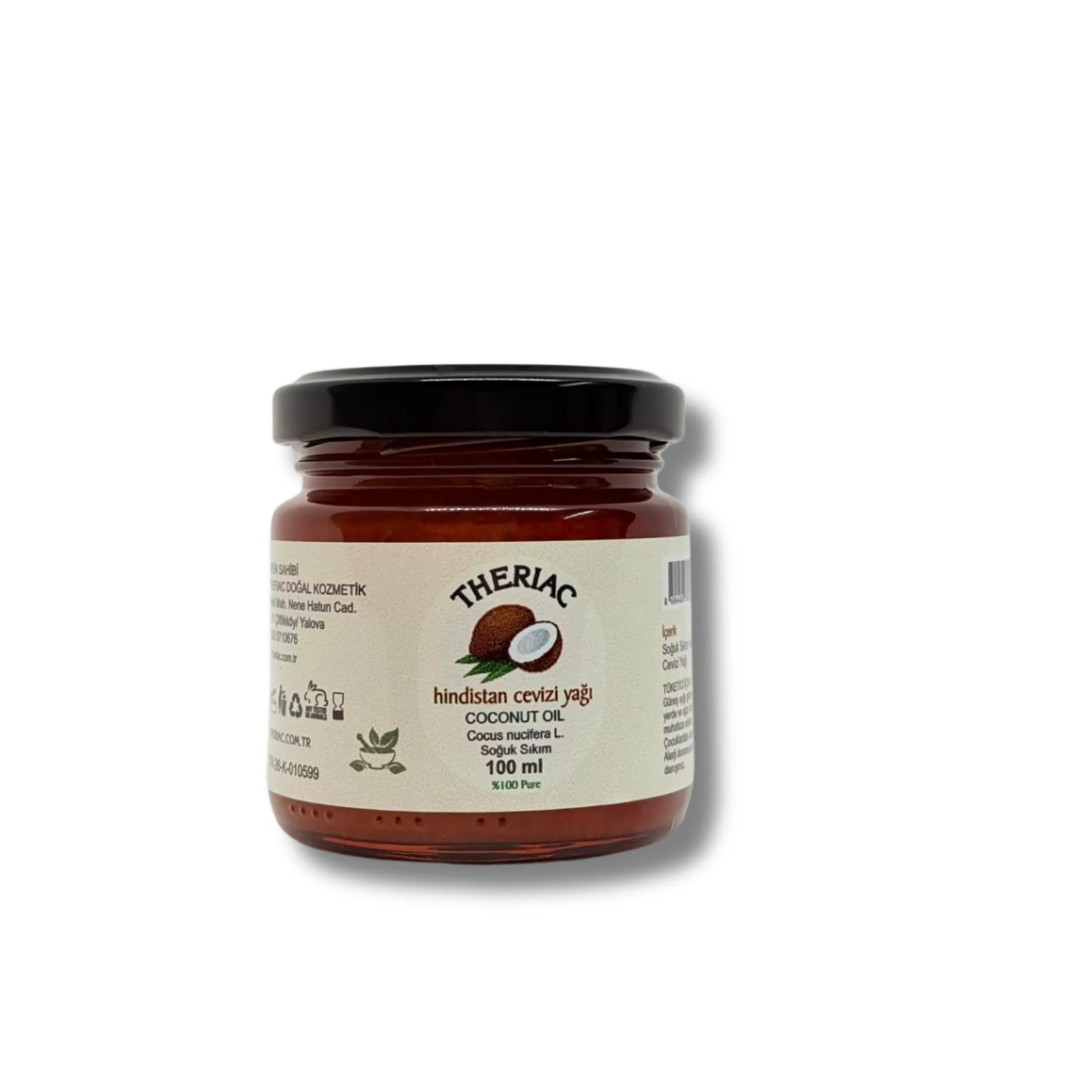 Theriac Hindistan Cevizi Yağı 100 ml