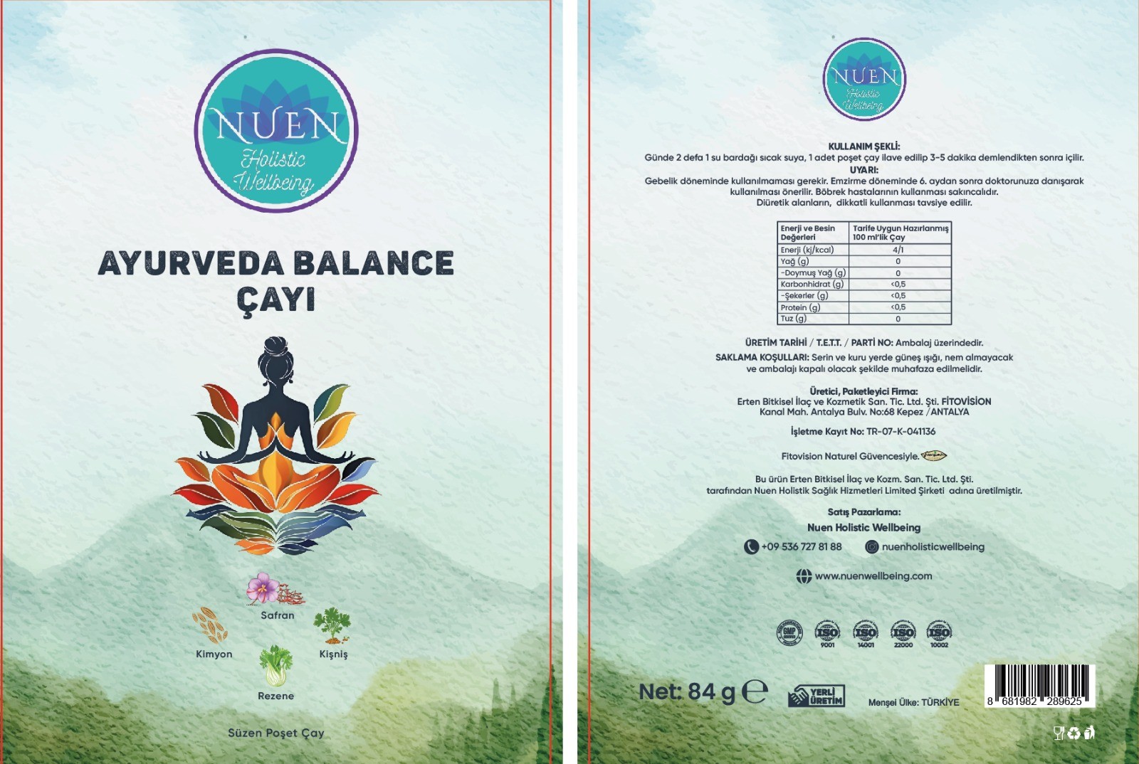 Ayurveda Balance Çayı