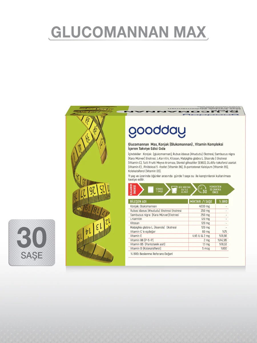 Glucomannan 30 Saşe