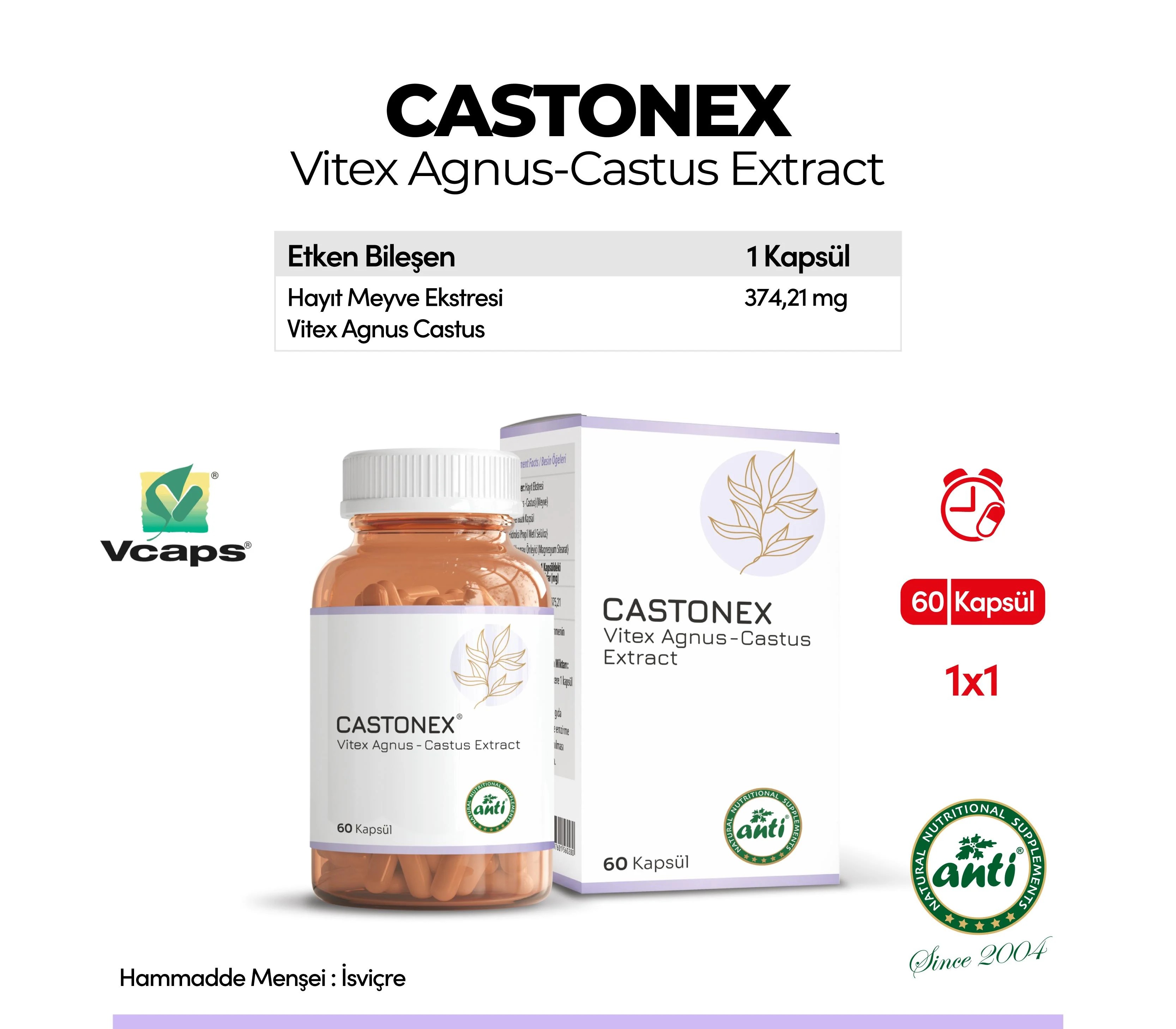 Castonex Ekstresi 60 Kapsül