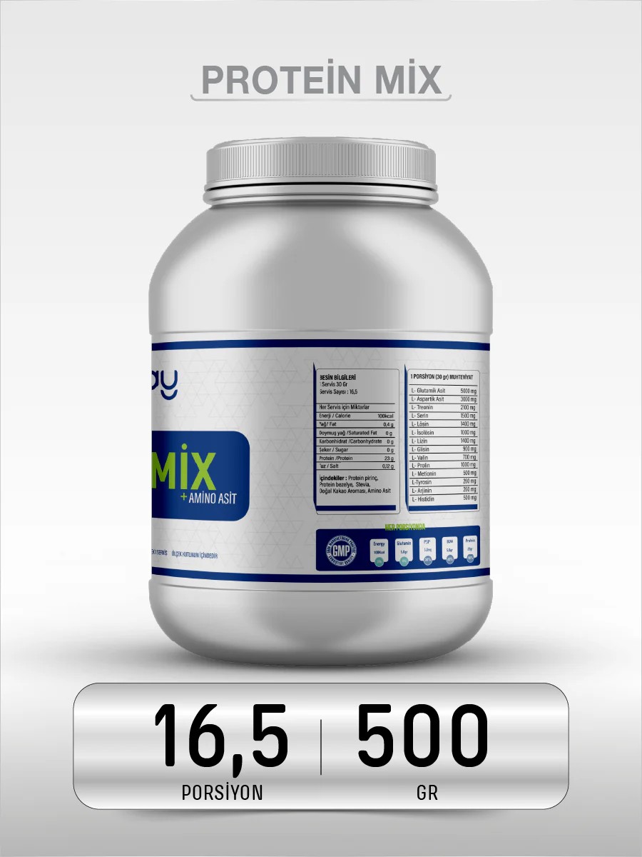 Goodday Protein Mix+ Amino Asit 500 gr Sporcu Besini