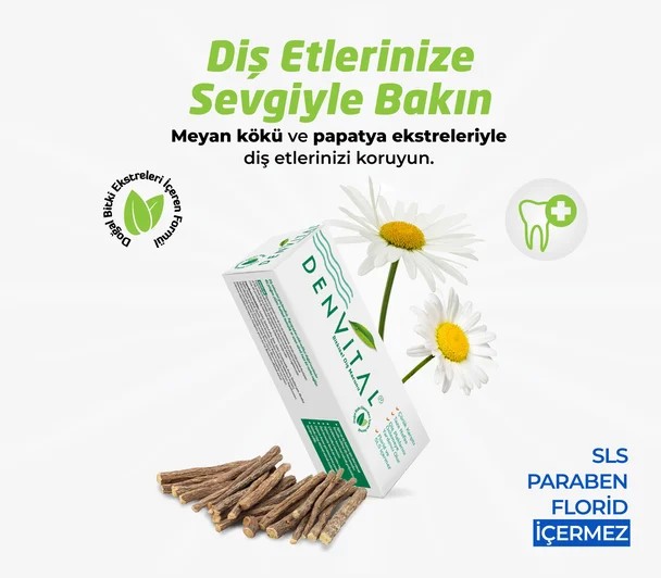 Denvi̇tal Bi̇tki̇sel Di̇ş Macunu