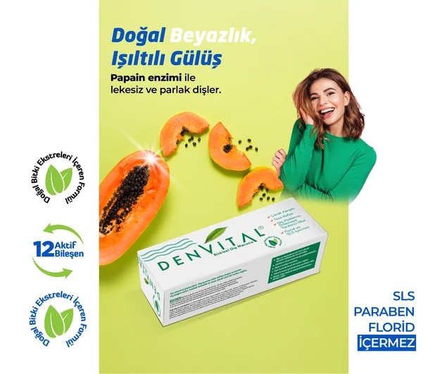  Denvi̇tal Bi̇tki̇sel Di̇ş Macunu